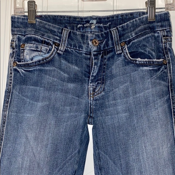 For All Mankind distressed jeans. Size 25. - Picture 2 of 8